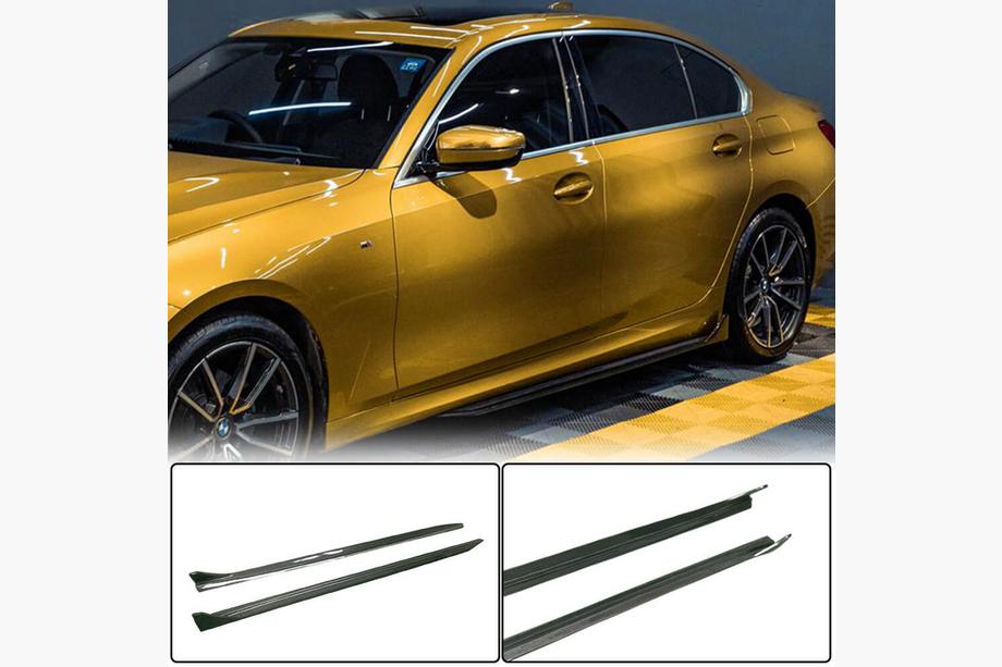 BMW 3. sērija G20/G21 2018– Sliekšņu uzlikas V3 (G20 M-Sport, oglekļa šķiedra) Foto 1