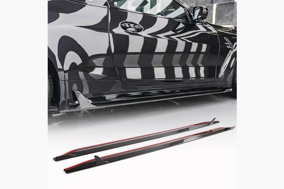 BMW 3. sērija G20/G21 2018– Sānu sliekšņu uzlikas V6 (G80, oglekļa šķiedra) Image