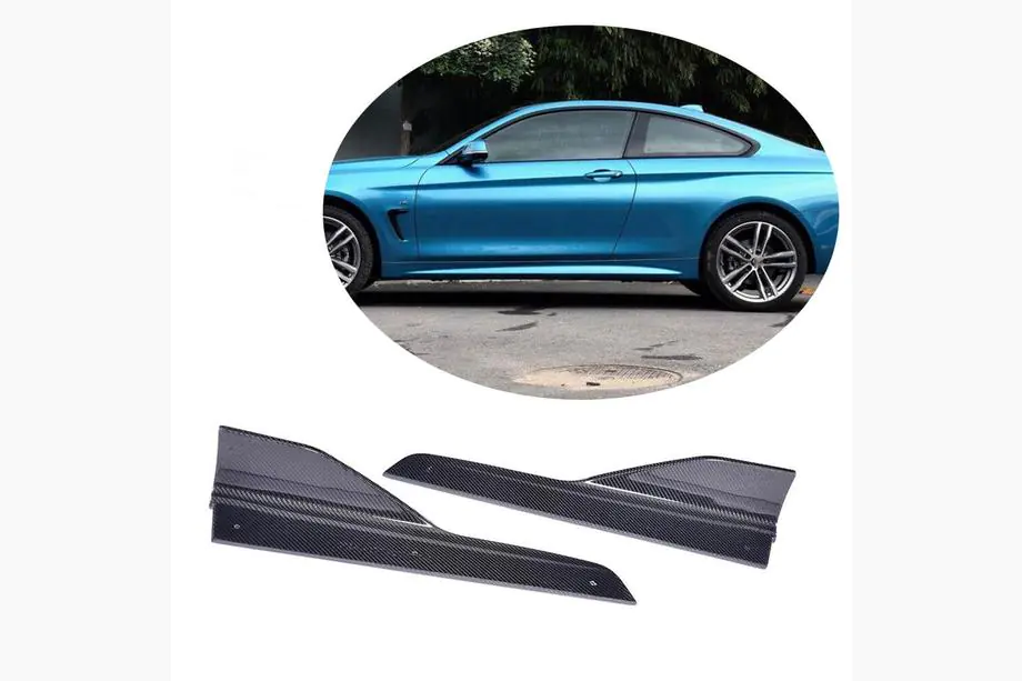 BMW 4 sērija F32/F33/F36 2012–2020 Sānu sliekšņu uzlikas (F32/F33/F36 M-Sport, karbons) Image