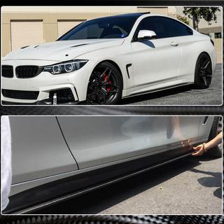 Sliekšņu uzlikas V2 (F32/F33 M-Sport, oglekļa šķiedra) BMW 4 sērija F32/F33/F36 2012–2020 foto 4
