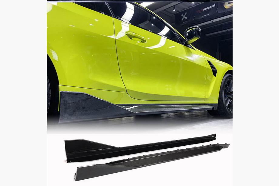 BMW 4. sērija G22/23/26 2020– Sliekšņu uzlikas V1 (G82/G83, oglekļa šķiedra) Image