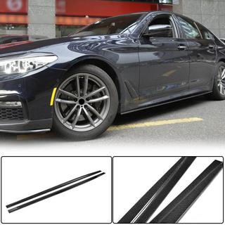 Sānu sliekšņu uzlikas V1 (M-Sport/M5, oglekļa šķiedra) BMW 5. sērija G30/G31 2017–2023 foto 2