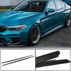 BMW 5. sērija G30/G31 2017–2023 Sānu sliekšņu uzlikas V2 (M-Sport/M5, oglekļa šķiedra) foto 1