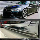 BMW 5. sērija G30/G31 2017–2023 Sānu sliekšņu uzlikas V2 (M-Sport/M5, oglekļa šķiedra) foto 4