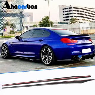 Sānu sliekšņu uzlikas V1 (F06 M-Sport, oglekļa šķiedra) BMW 6. sērija F12/F13/F06 2011–2018 foto 1