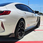 BMW 8. sērija G14/G15/G16 2018– Sliekšņu uzlikas V1 (G16 M-Sport/F93 M8, oglekļa šķiedra) foto 3