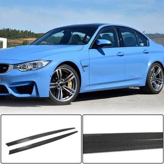 Sānu sliekšņu uzlikas V1 (M3 sliekšņiem, oglekļa šķiedra) BMW 3. sērija F30/F31 2012–2019 foto 1