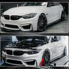 BMW 3. sērija F30/F31 2012–2019 Sliekšņu uzlikas V2 (M3 sliekšņiem, oglekļa šķiedra) foto 4