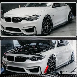 Sliekšņu uzlikas V2 (M3 sliekšņiem, oglekļa šķiedra) BMW 3. sērija F30/F31 2012–2019 foto 4