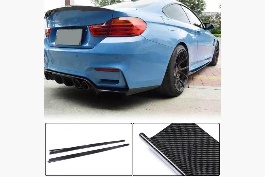 BMW 4 sērija F32/F33/F36 2012–2020 Sliekšņu uzlikas V1 (F82/F83, oglekļa šķiedra) Image