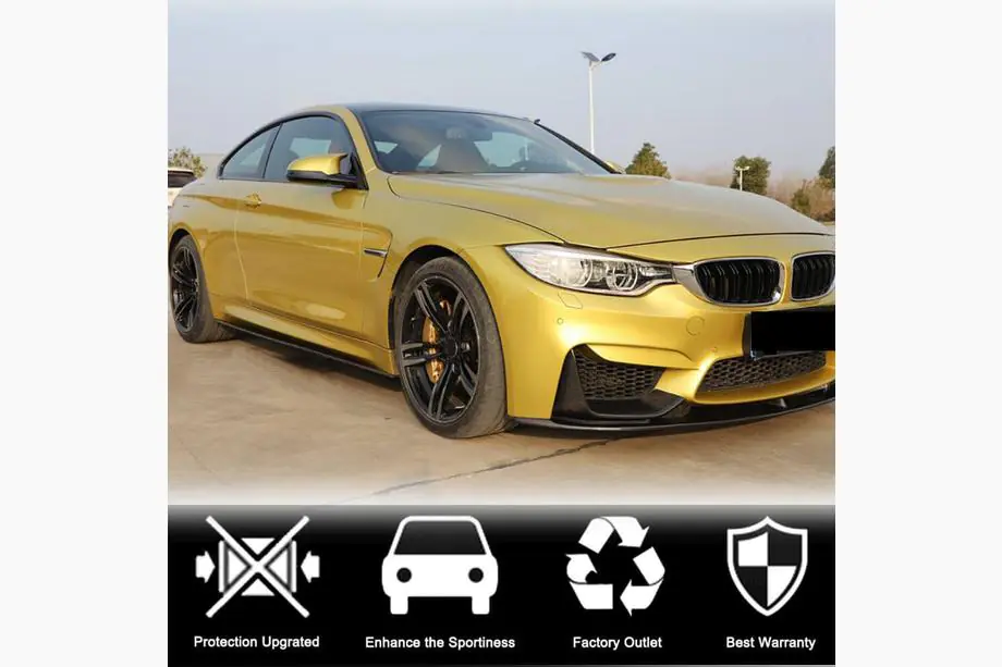 BMW 4 sērija F32/F33/F36 2012–2020 V5 sliekšņu uzlikas (F82/F83, oglekļa šķiedra) Foto 2