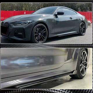 V3 sānu sliekšņu uzlikas (G22/G23 M-Sport, oglekļa šķiedra) BMW 4. sērija G22/23/26 2020– foto 3