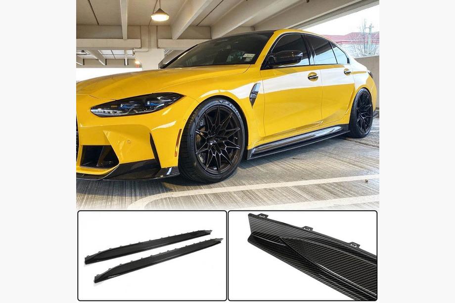 BMW 3. sērija G20/G21 2018– Sliekšņu uzlikas V4 (G80, karbon) Image