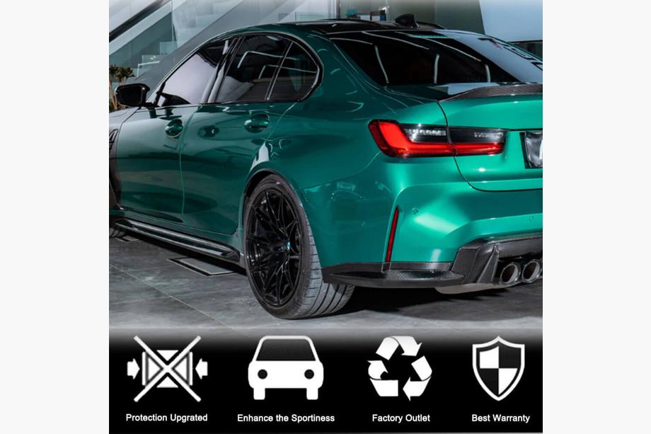 BMW 3. sērija G20/G21 2018– Sliekšņu uzlikas Carbon V5 (G80) Foto 2