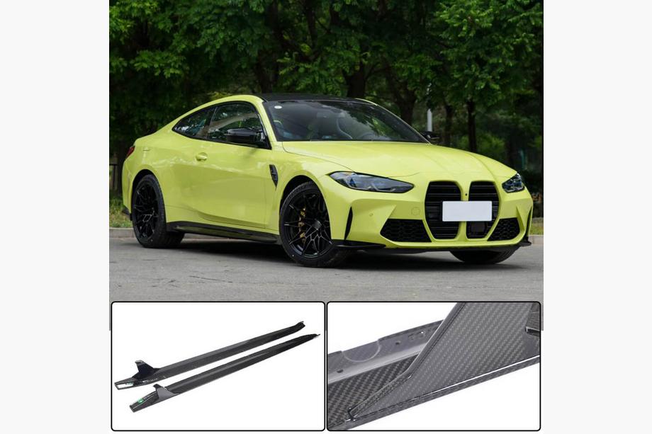 BMW 4. sērija G22/23/26 2020– Sliekšņu uzlikas V3 (G82/G83, oglekļa šķiedra) Image