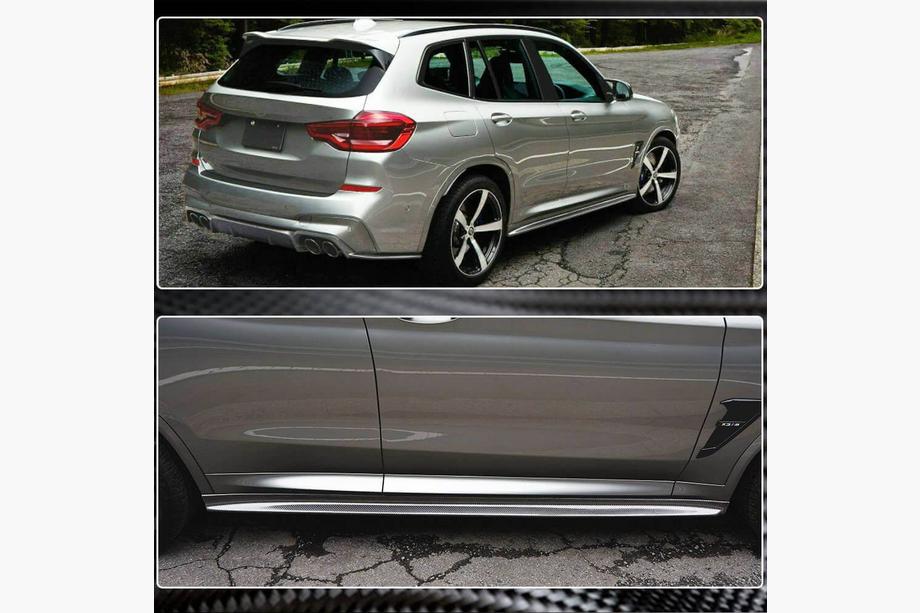 BMW X3 G01 2018– Sliekšņu uzlikas Carbon V2 (F97/G01 M-Sport 2019-2021) Foto 5
