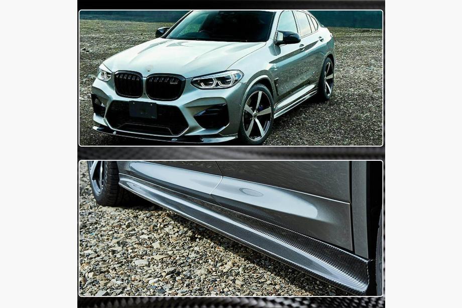 BMW X3 G01 2018– Sliekšņu uzlikas Carbon V2 (F97/G01 M-Sport 2019-2021) Foto 6