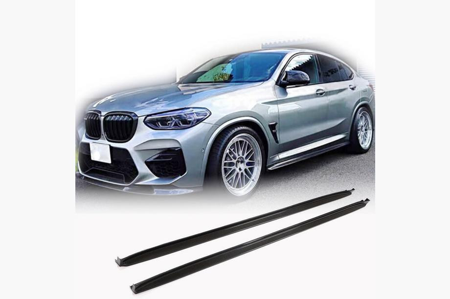 BMW X4 G02 2018– Sliekšņu uzlikas (F98/G02 M-Sport, oglekļa šķiedra) Image