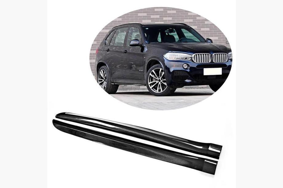 BMW X5 F15 2013–2018 Sliekšņu uzlikas (M-Sport, oglekļa šķiedra) Image
