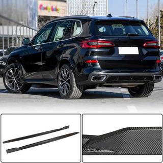 Sliekšņu uzlikas no karbona V2 (īsts oglekļa šķiedras karbons) BMW X5 G05 2019–2026 foto 1