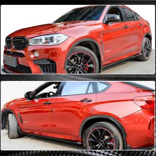 Sliekšņu uzlikas (F86, oglekļa šķiedra) BMW X6 F16 2014–2019 foto 4