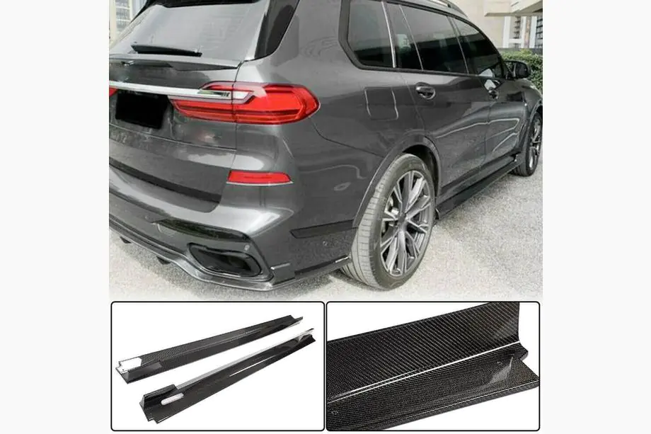 BMW X7 G07 2019– Sliekšņu uzlikas (M-Sport, oglekļa šķiedra) Foto 2