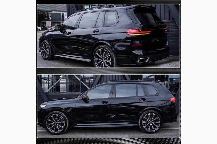 BMW X7 G07 2019– Sliekšņu uzlikas (M-Sport, oglekļa šķiedra) Foto 10