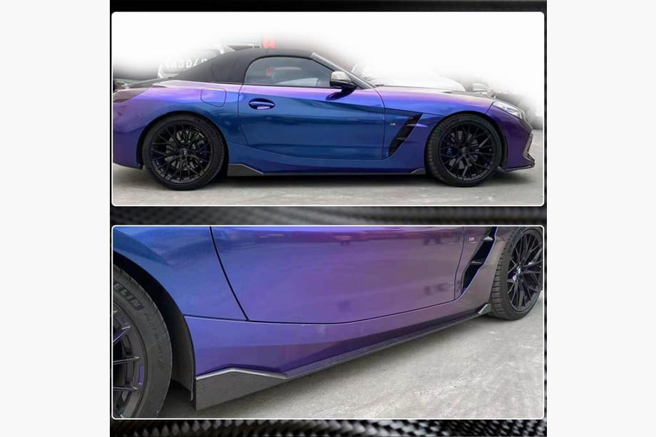 BMW Z4 (G29) 2018– Sliekšņu uzlikas (M-Sport, oglekļa šķiedra) Foto 4