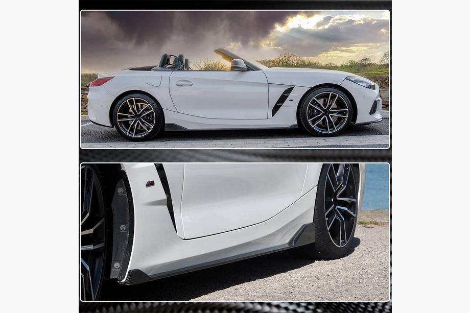 BMW Z4 (G29) 2018– Sliekšņu uzlikas (M-Sport, oglekļa šķiedra) Foto 5