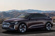 Premium kupejveida krosovers Audi Q8 e-tron Sportback: apskats foto 2