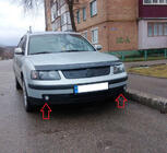 Volkswagen Passat B5 1997–2005 Miglas lukturi (1997-2000, ar LED spuldzēm) foto 3