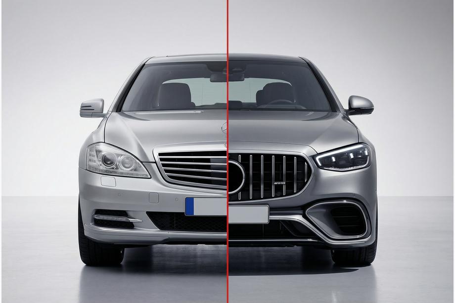Mercedes S-class W221 2005–2013 Restailinga komplekts uz W223 AMG S63 Image