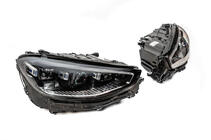 Mercedes S-class W221 2005–2013 Restailinga komplekts W223 AMG S63 (ar durvju rokturiem un ieliktņiem) foto 24