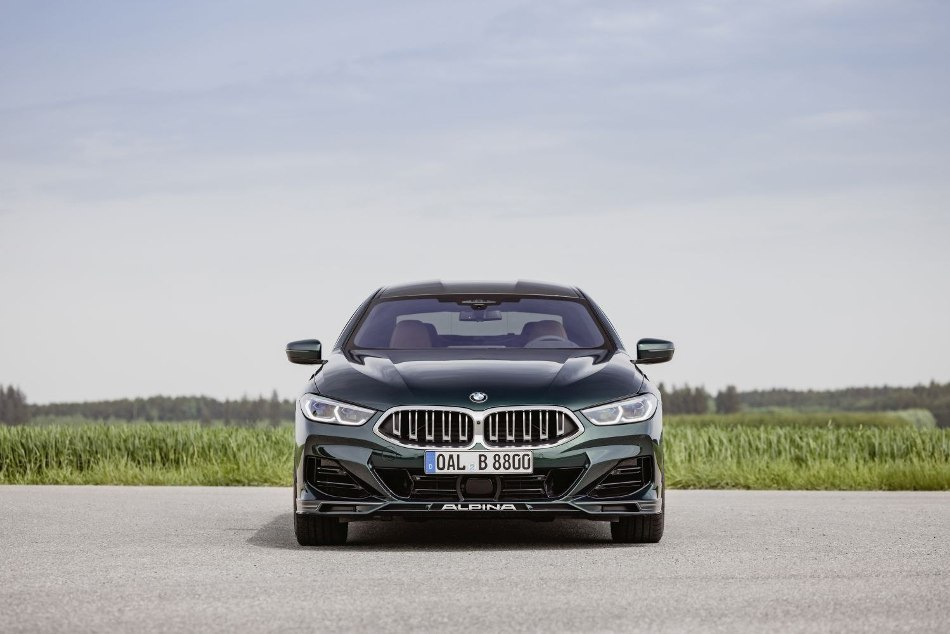 Alpina B8 Gran Coupe četrdurvju sporta kupejas apskats