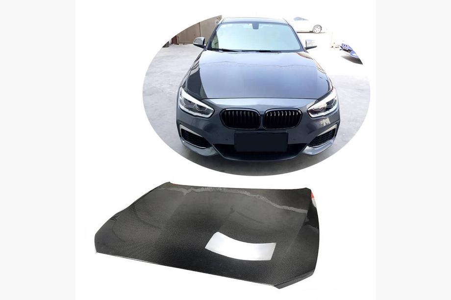 BMW 1. sērija F20/F21 2011–2019 Motora pārsegs (oglekļa šķiedra) Image