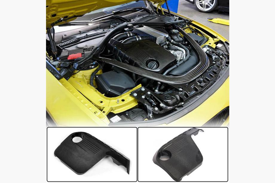 BMW 3. sērija F30/F31 2012–2019 Dzinēja pārsegs (F80, oglekļa šķiedra) Image