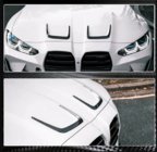 BMW 4. sērija G22/23/26 2020– Oglekļa šķiedras uzlika zem motora pārsega (2021+) foto 5