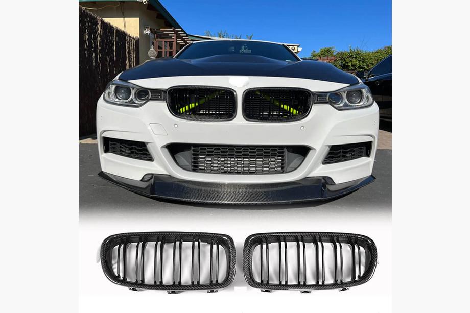 BMW 3. sērija F30/F31 2012–2019 Nieru restes M-Look V1 (Oglekļa šķiedra) Image