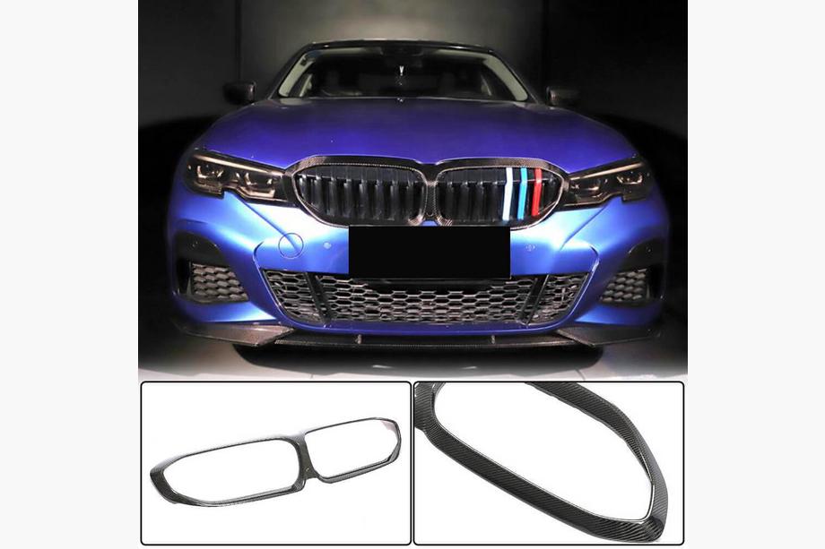 BMW 3. sērija G20/G21 2018– Nieru reste no dry carbon V1 (2019-2022) Image
