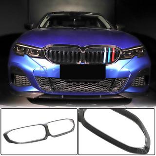 Priekšējā režģa apmale (2018-2022, oglekļa šķiedra) BMW 3. sērija G20/G21 2018– foto 1