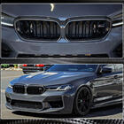 BMW 5. sērija G30/G31 2017–2023 Radiatora režģa apmale (2021-2023, oglekļa šķiedra) foto 4