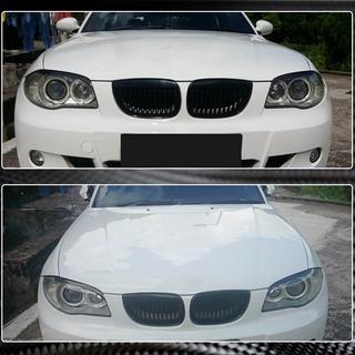 Lukturu skropstas (karbons) BMW 1. sērija E81/E82/E87/E88 2004–2011 foto 4