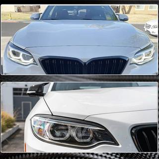 Lukturu skropstas (karbons) BMW 2. sērija F22/F23 2014–2021 foto 4