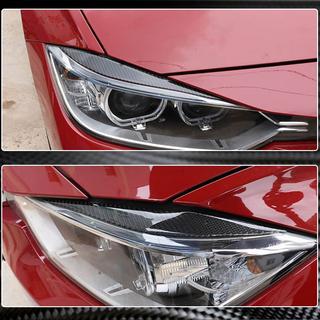 Priekšējo lukturu uzacis V1 (F30, oglekļa šķiedra) BMW 3. sērija F30/F31 2012–2019 foto 4
