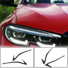 BMW 3. sērija G20/G21 2018– Priekšējo lukturu uzacis (2018-2022, Oglekļa šķiedra) foto 1