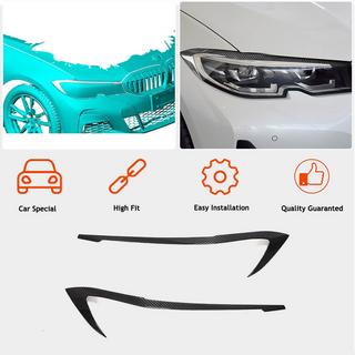 Priekšējo lukturu uzacis (2018-2022, Oglekļa šķiedra) BMW 3. sērija G20/G21 2018– foto 2