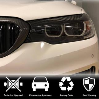 Priekšējo lukturu uzacis, sausais karbons (2017-2020) BMW 5. sērija G30/G31 2017–2023 foto 3