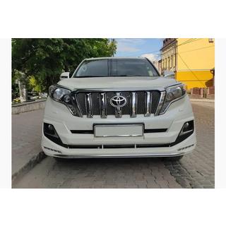 Priekšējā un aizmugurējā bufera uzlikas Luxury (2013-2017) Toyota Land Cruiser Prado 150 2009–2023 foto 1
