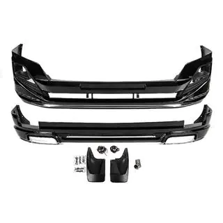 Priekšējā un aizmugurējā bufera uzlikas Luxury (2013-2017) Toyota Land Cruiser Prado 150 2009–2023 foto 3