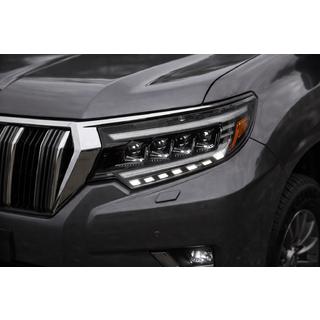Priekšējie lukturi Lexus-design 4-LED V2 (2017+, 2 gab.) Toyota Land Cruiser Prado 150 2009–2023 foto 1
